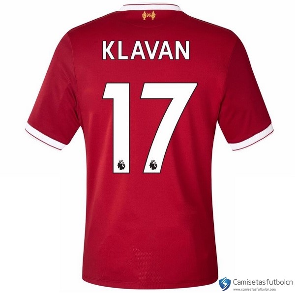 Camiseta Liverpool Primera equipo Klavan 2017-18
